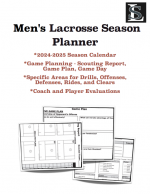 Mens Lacrosse Season Planner